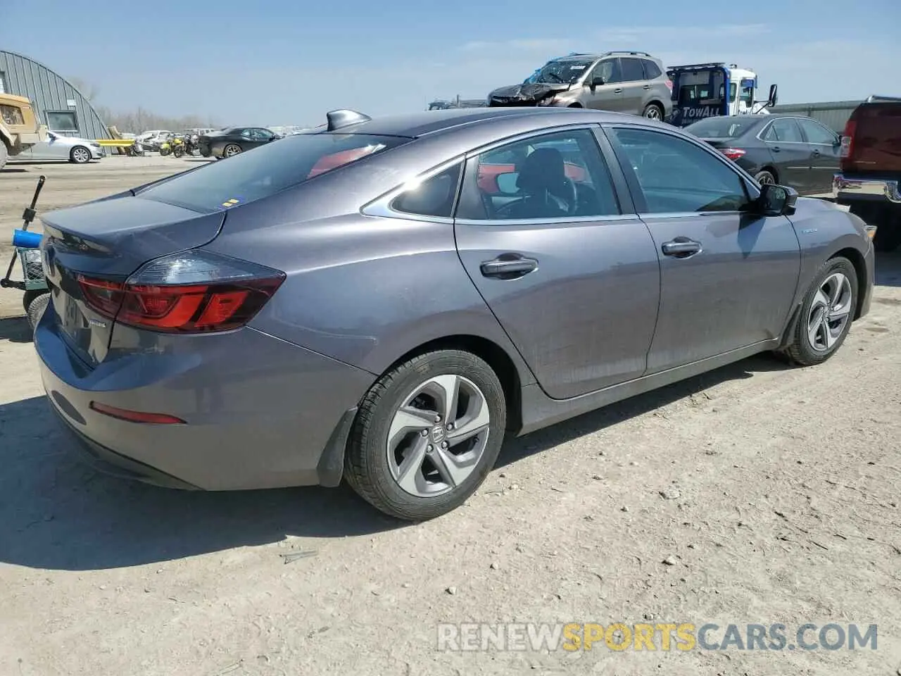 3 fotografías del automóvil dañado 19XZE4F55LE010909 HONDA INSIGHT 2020
