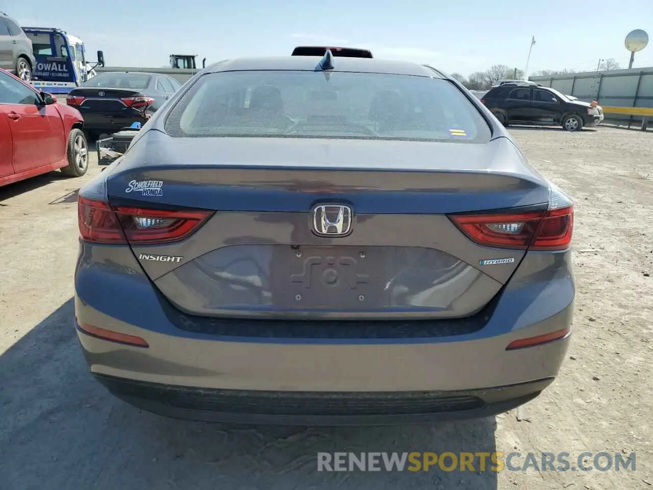 6 fotografías del automóvil dañado 19XZE4F55LE010909 HONDA INSIGHT 2020