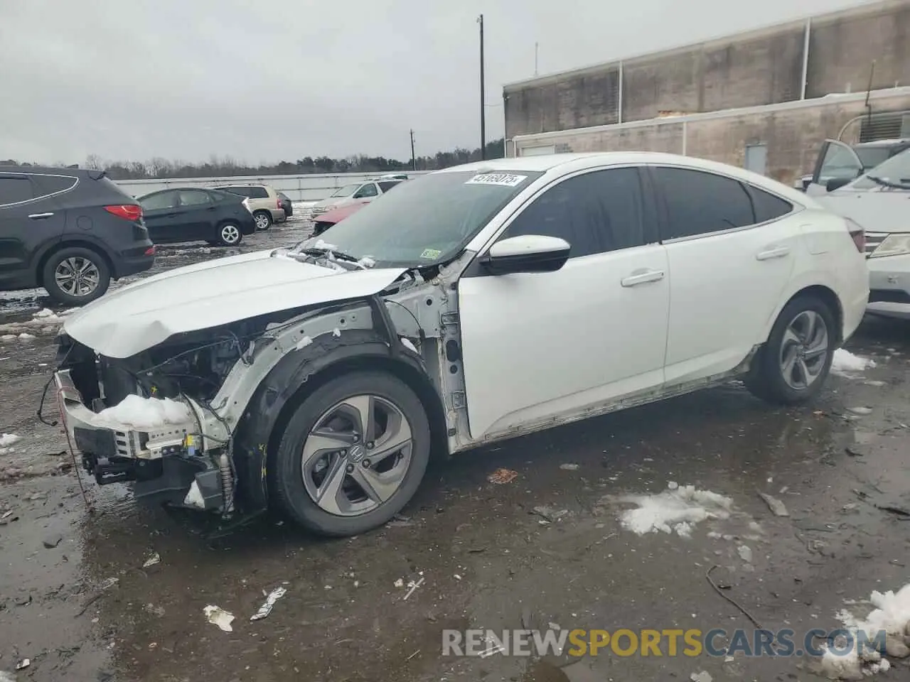 1 fotografías del automóvil dañado 19XZE4F55LE012417 HONDA INSIGHT 2020