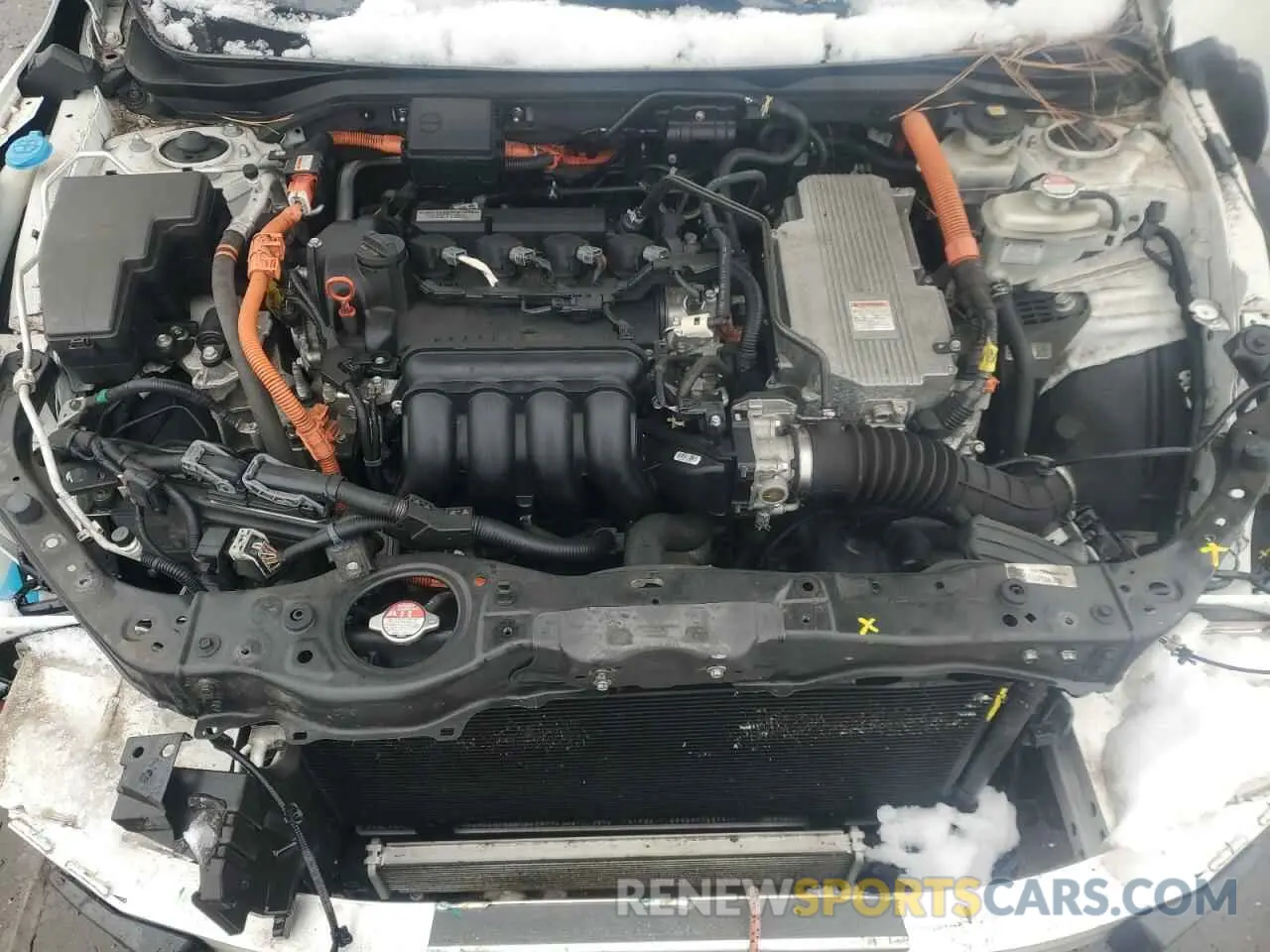 11 fotografías del automóvil dañado 19XZE4F55LE012417 HONDA INSIGHT 2020