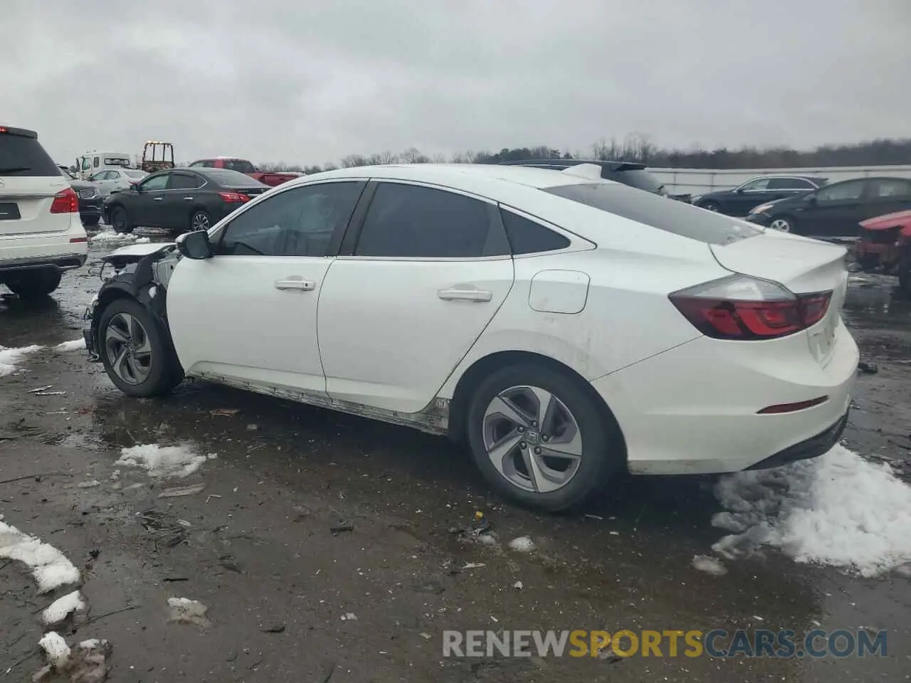 2 fotografías del automóvil dañado 19XZE4F55LE012417 HONDA INSIGHT 2020