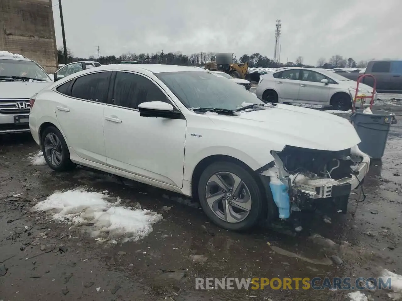 4 fotografías del automóvil dañado 19XZE4F55LE012417 HONDA INSIGHT 2020