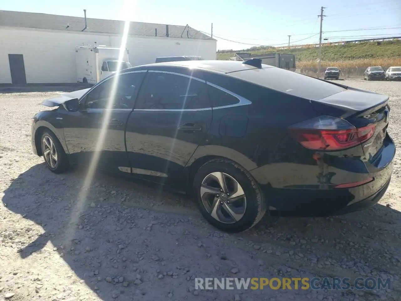 2 fotografías del automóvil dañado 19XZE4F56LE011809 HONDA INSIGHT 2020