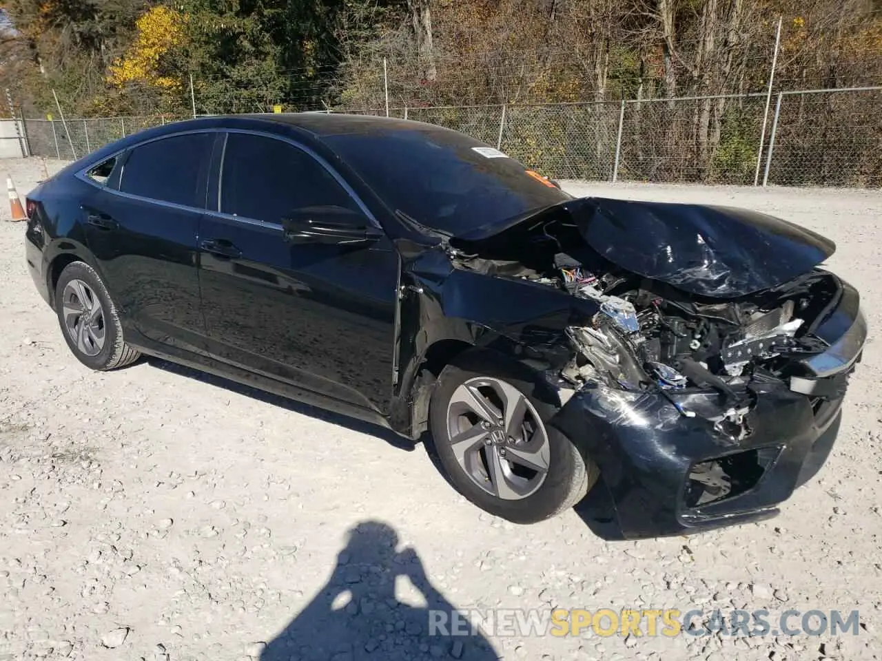 4 fotografías del automóvil dañado 19XZE4F56LE011809 HONDA INSIGHT 2020