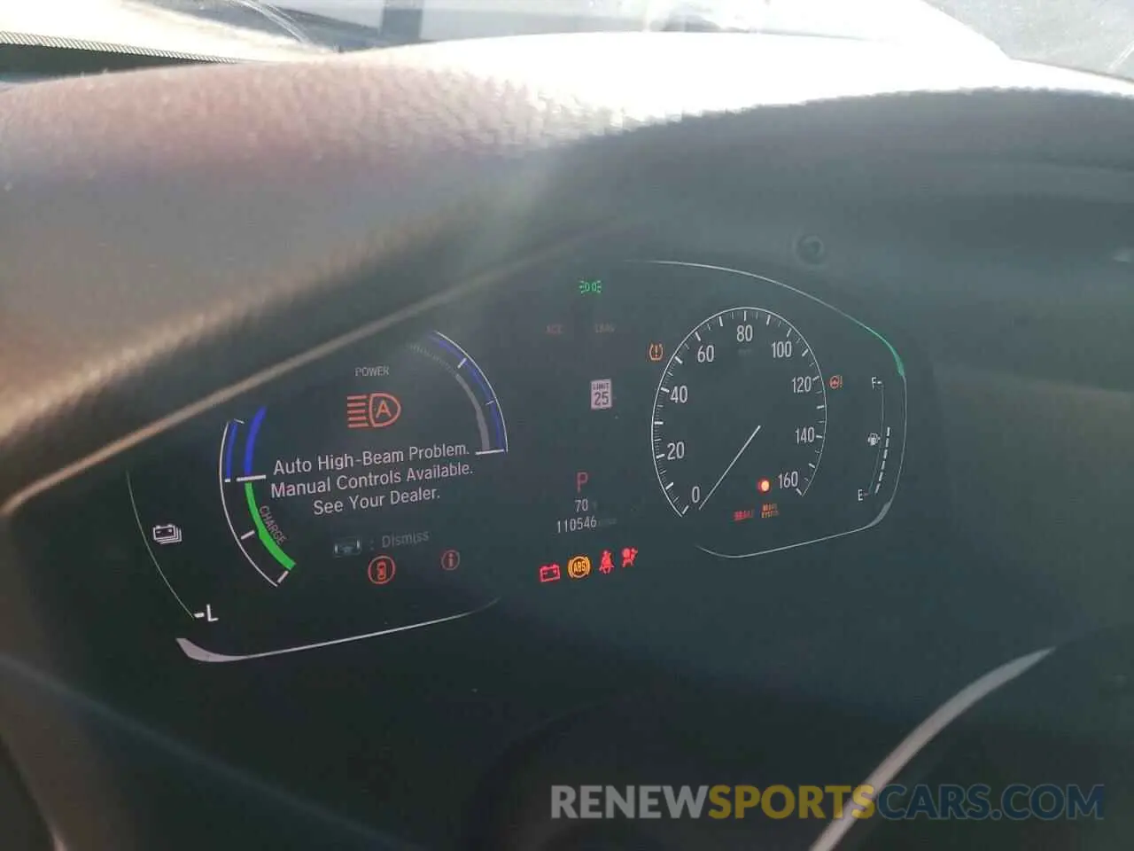 9 fotografías del automóvil dañado 19XZE4F56LE011809 HONDA INSIGHT 2020