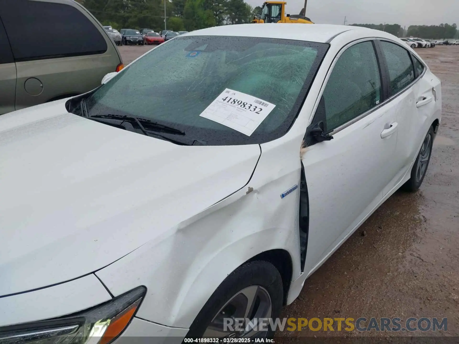 6 fotografías del automóvil dañado 19XZE4F57LE005906 HONDA INSIGHT 2020