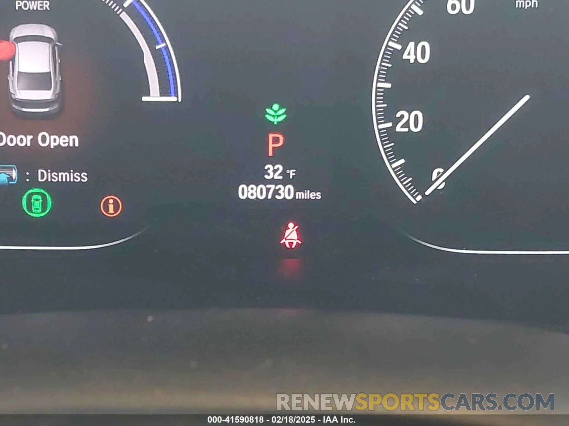 15 fotografías del automóvil dañado 19XZE4F58LE008670 HONDA INSIGHT 2020