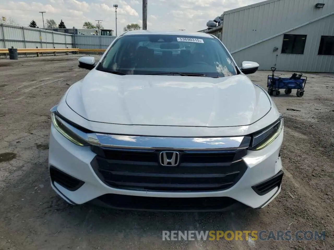 5 fotografías del automóvil dañado 19XZE4F59LE003946 HONDA INSIGHT 2020