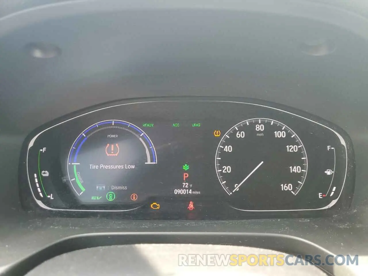 9 fotografías del automóvil dañado 19XZE4F59LE003946 HONDA INSIGHT 2020