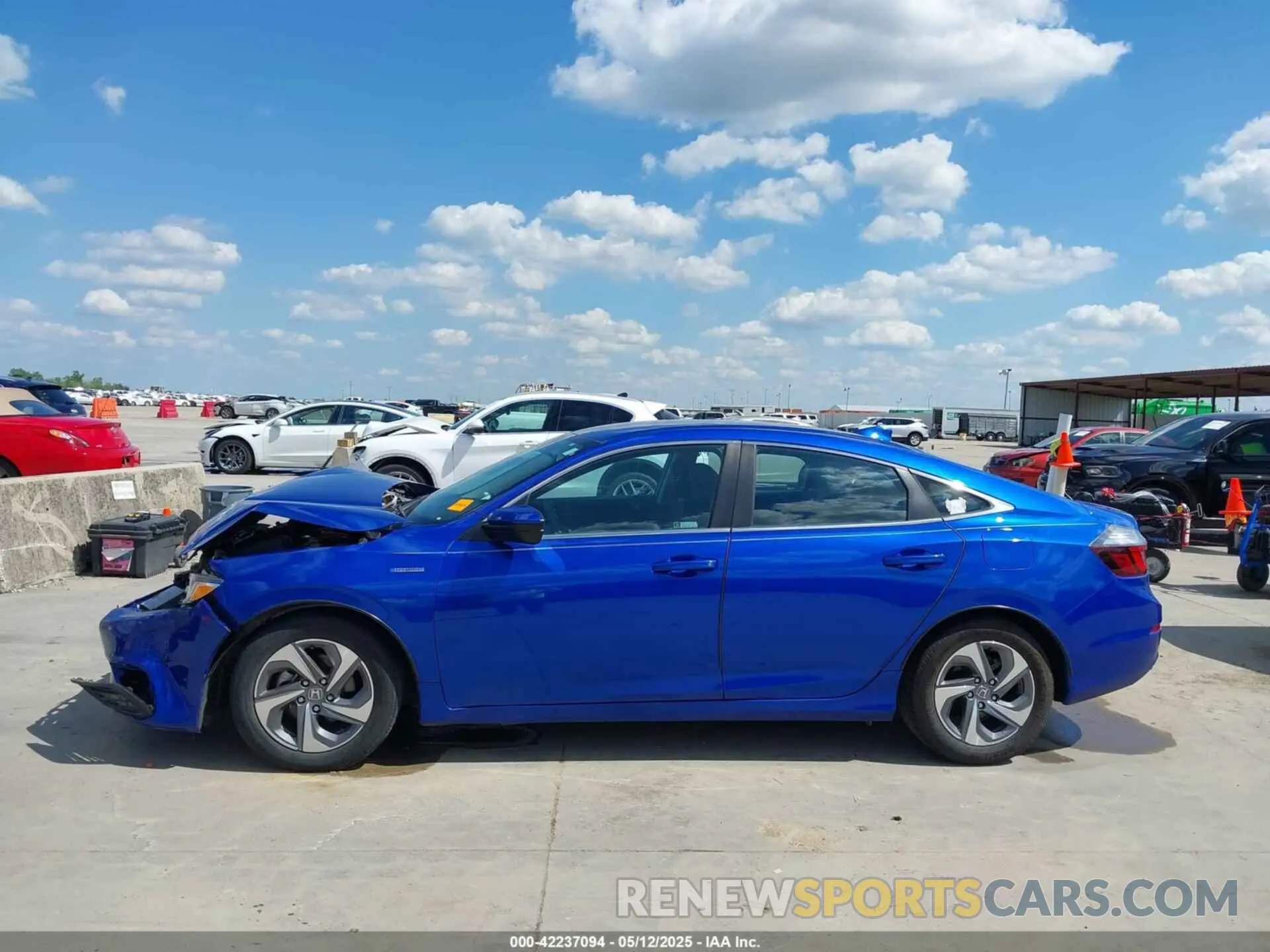 15 fotografías del automóvil dañado 19XZE4F5XLE007617 HONDA INSIGHT 2020