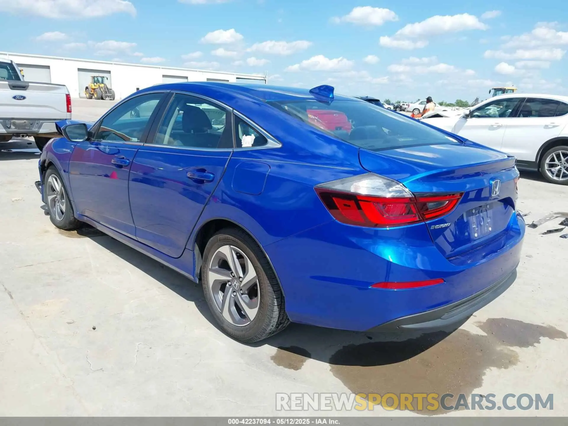 3 fotografías del automóvil dañado 19XZE4F5XLE007617 HONDA INSIGHT 2020