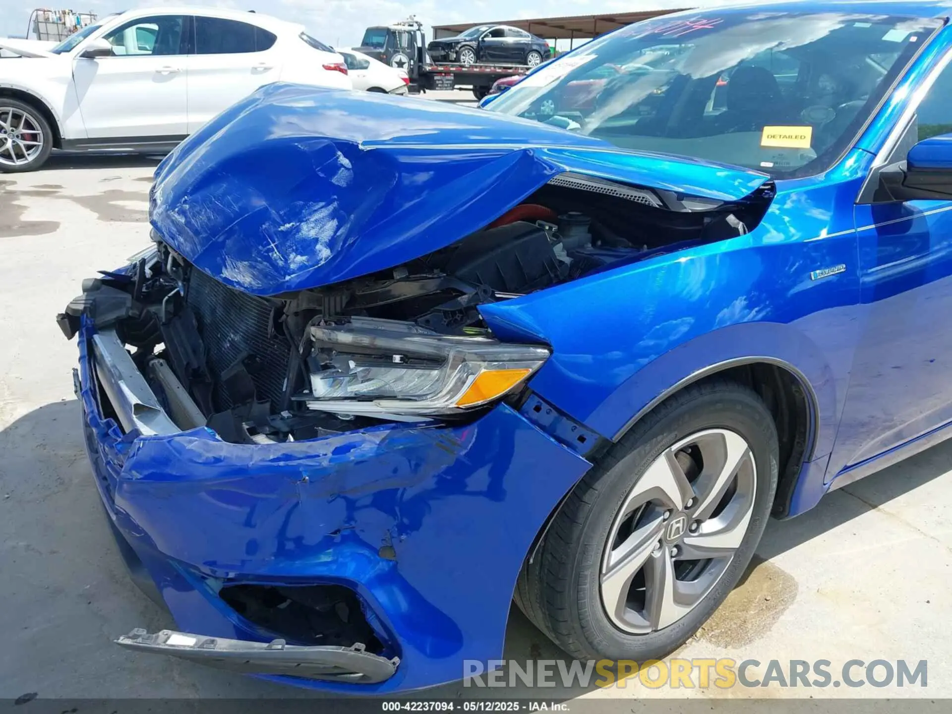 6 fotografías del automóvil dañado 19XZE4F5XLE007617 HONDA INSIGHT 2020
