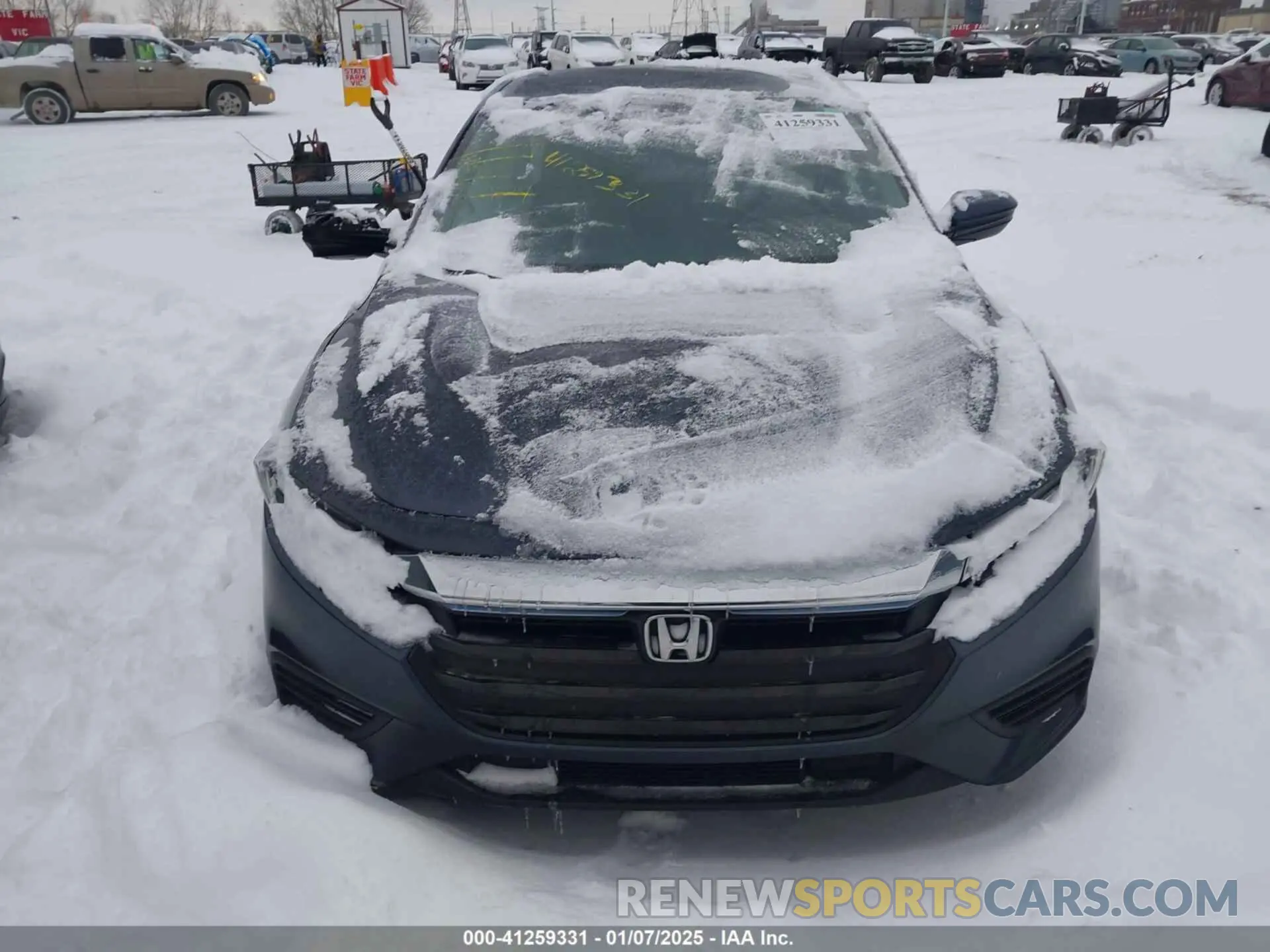 12 fotografías del automóvil dañado 19XZE4F5XLE008024 HONDA INSIGHT 2020