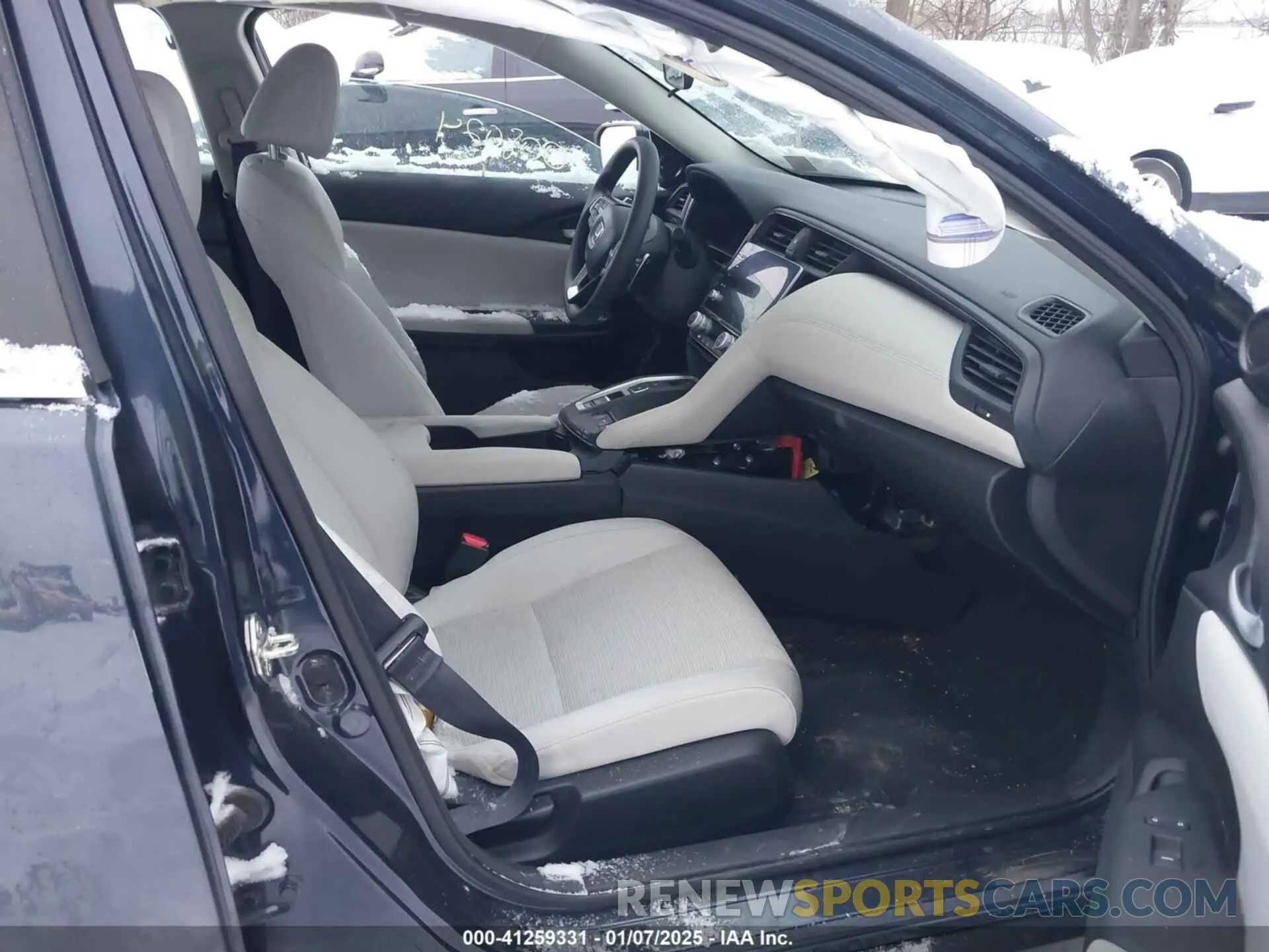 5 fotografías del automóvil dañado 19XZE4F5XLE008024 HONDA INSIGHT 2020