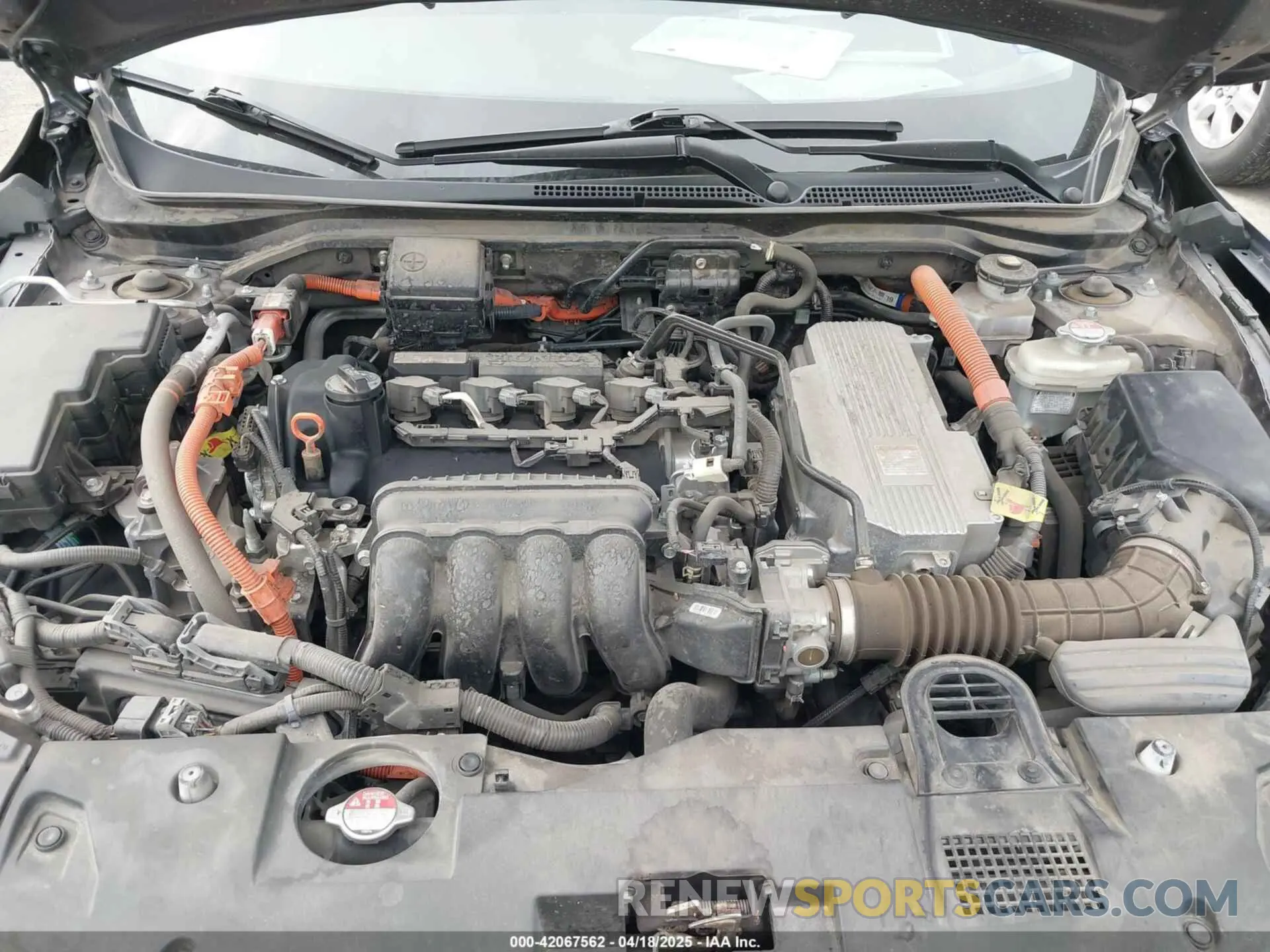 10 fotografías del automóvil dañado 19XZE4F5XLE014194 HONDA INSIGHT 2020