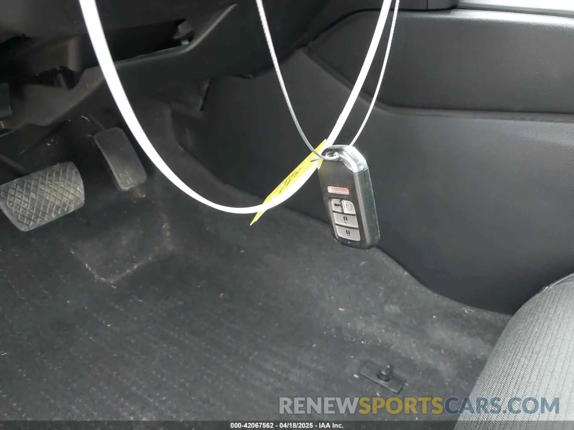 11 fotografías del automóvil dañado 19XZE4F5XLE014194 HONDA INSIGHT 2020