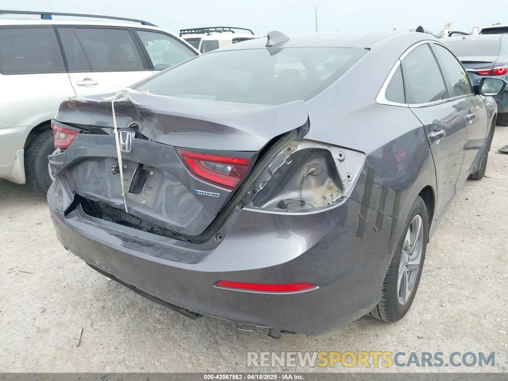 17 fotografías del automóvil dañado 19XZE4F5XLE014194 HONDA INSIGHT 2020