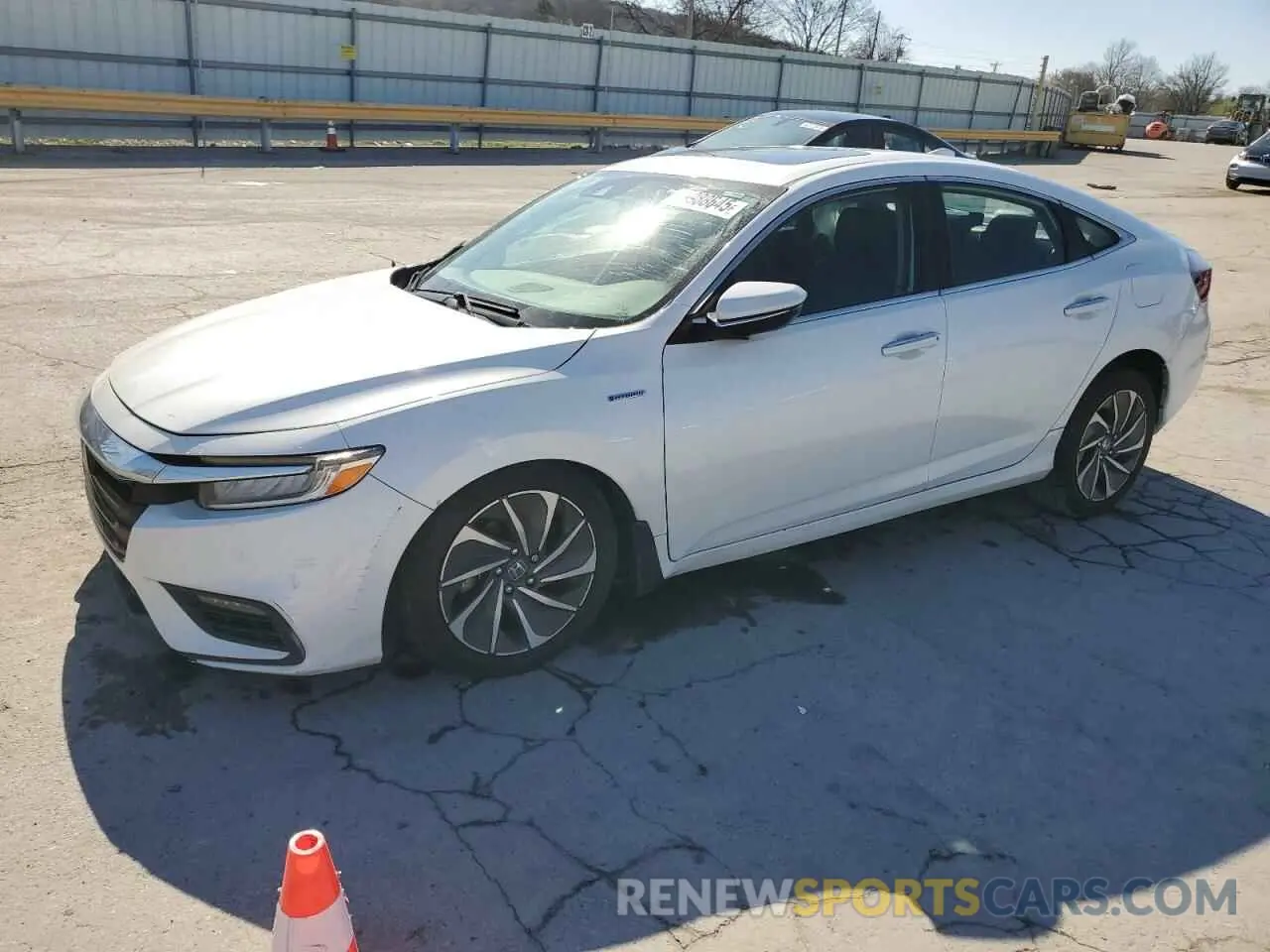 1 fotografías del automóvil dañado 19XZE4F77LE400170 HONDA INSIGHT 2020