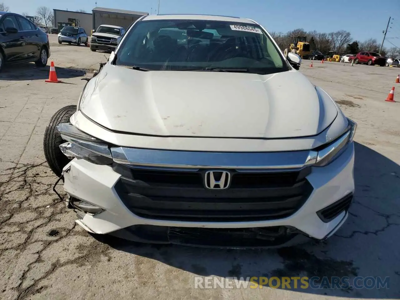 5 fotografías del automóvil dañado 19XZE4F77LE400170 HONDA INSIGHT 2020