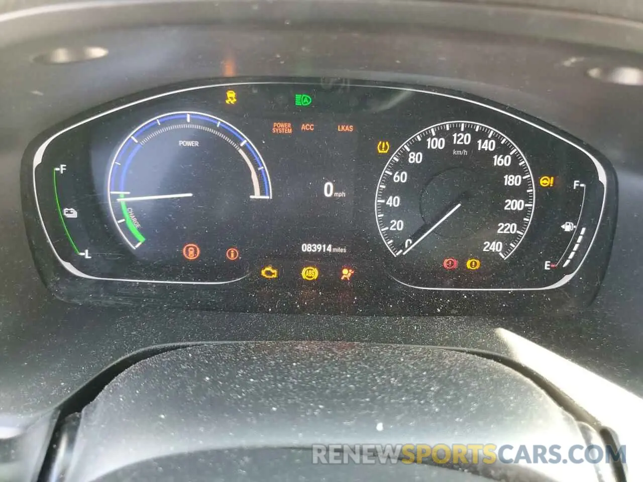 9 fotografías del automóvil dañado 19XZE4F77LE400170 HONDA INSIGHT 2020