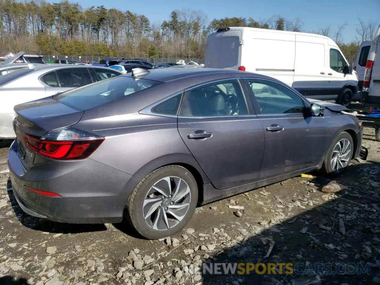 3 fotografías del automóvil dañado 19XZE4F91LE007511 HONDA INSIGHT 2020