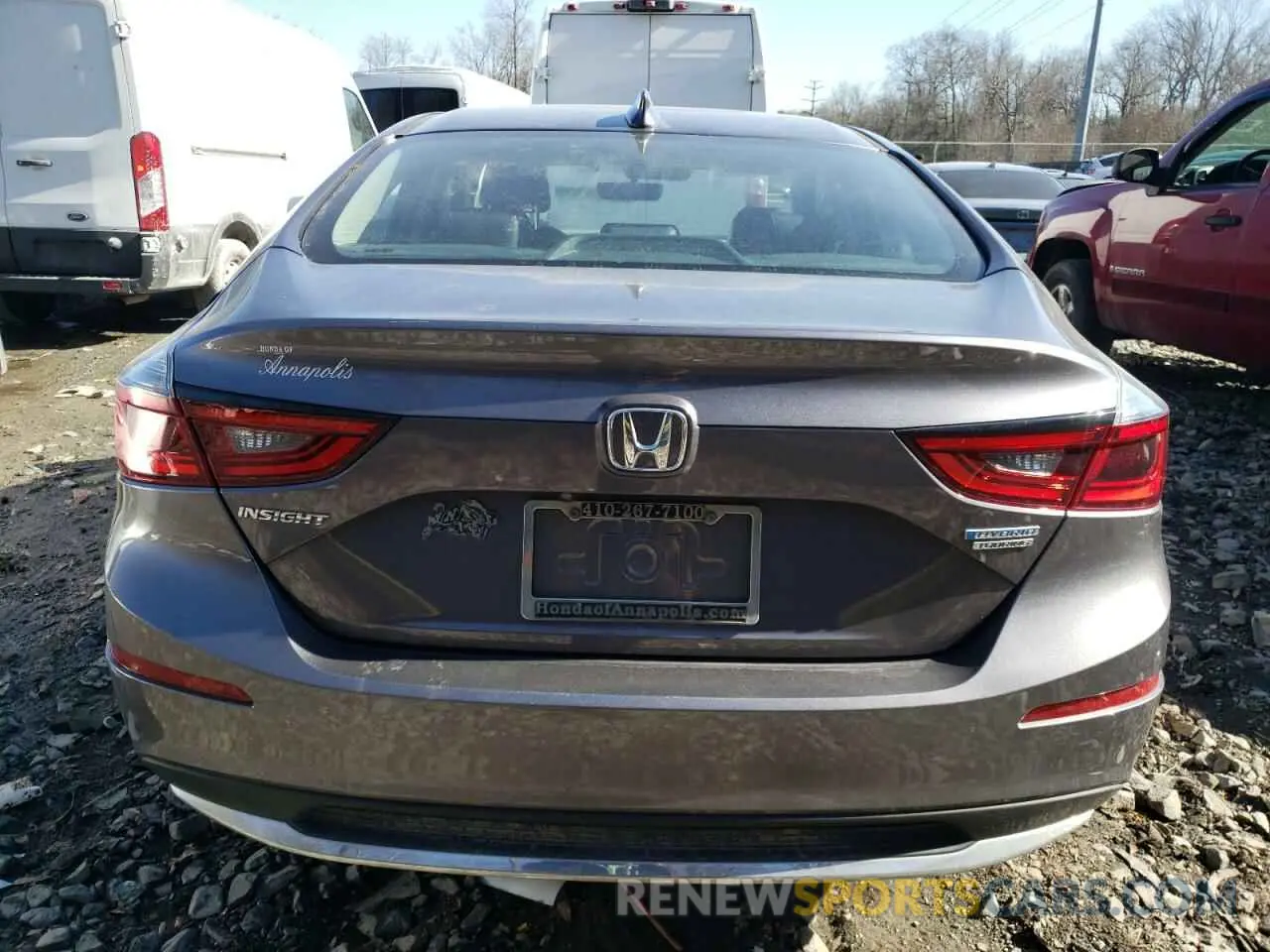 6 fotografías del automóvil dañado 19XZE4F91LE007511 HONDA INSIGHT 2020