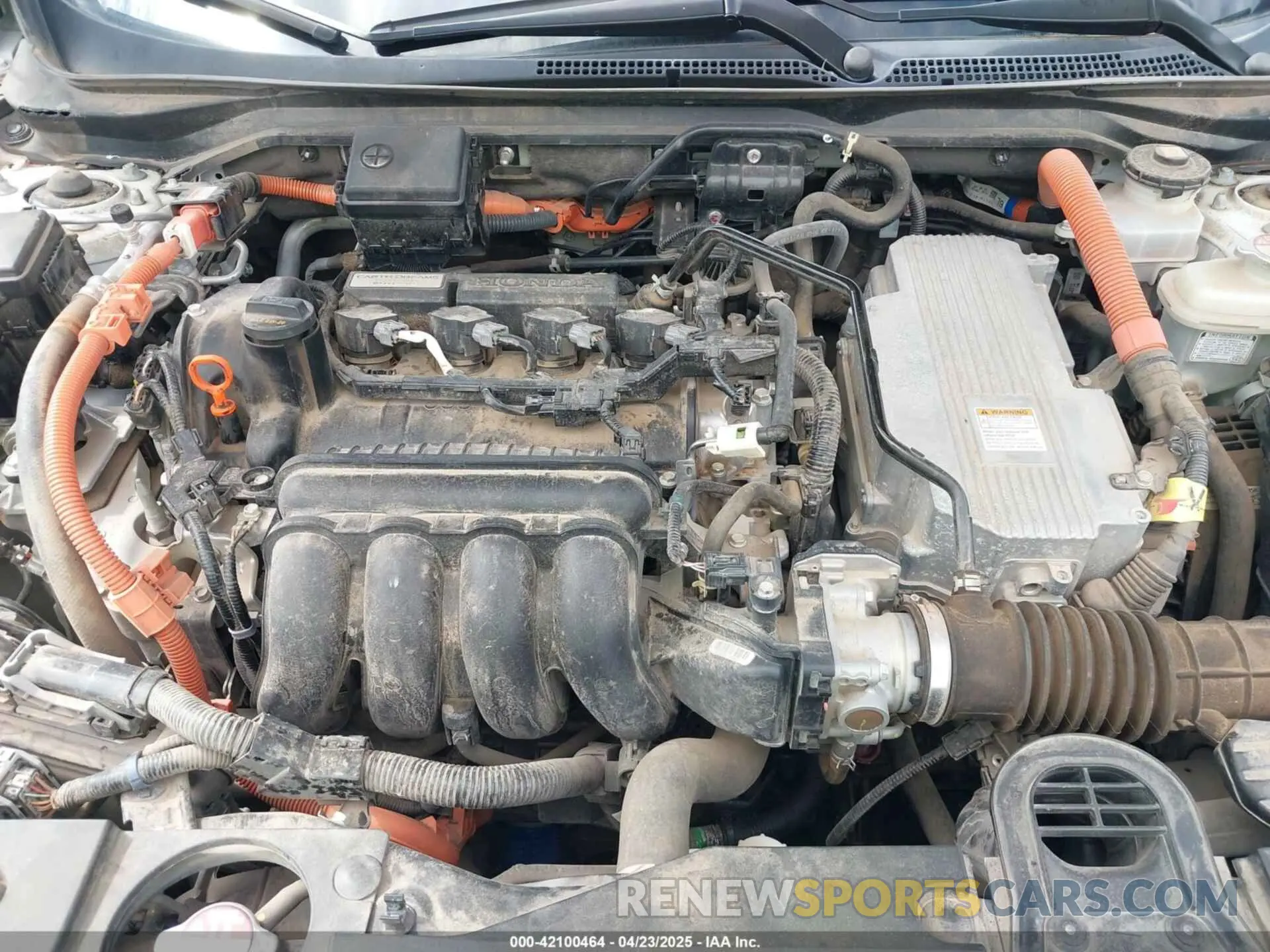 10 fotografías del automóvil dañado 19XZE4F93LE009017 HONDA INSIGHT 2020