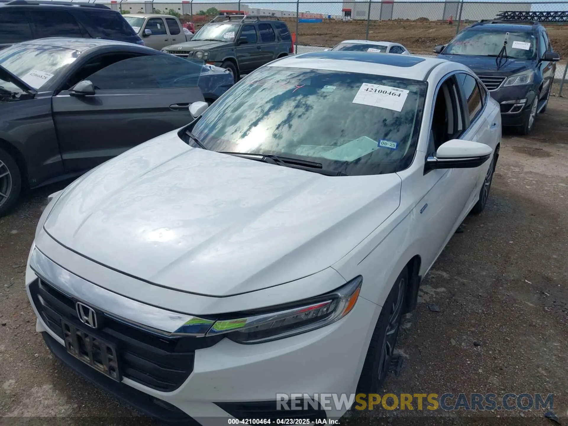 6 fotografías del automóvil dañado 19XZE4F93LE009017 HONDA INSIGHT 2020