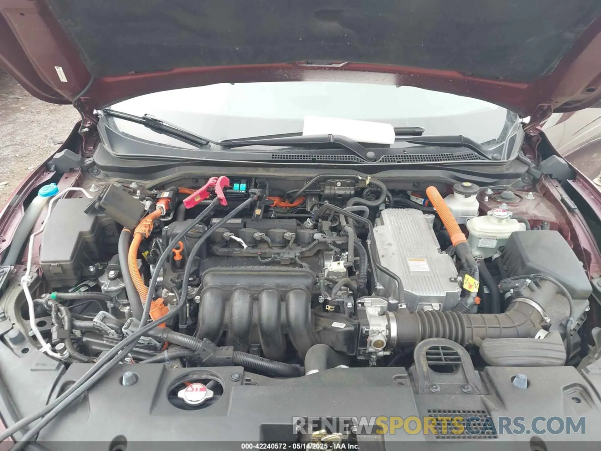 10 fotografías del automóvil dañado 19XZE4F93LE010040 HONDA INSIGHT 2020