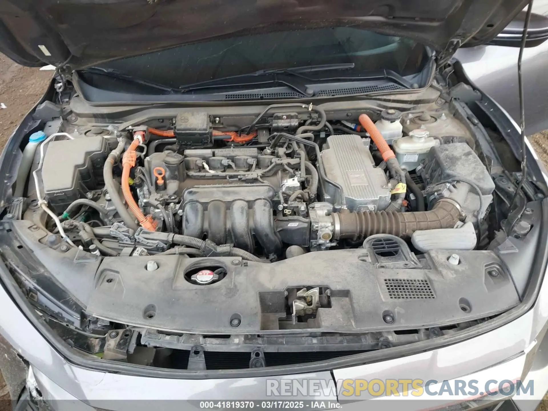 10 fotografías del automóvil dañado 19XZE4F94LE007115 HONDA INSIGHT 2020