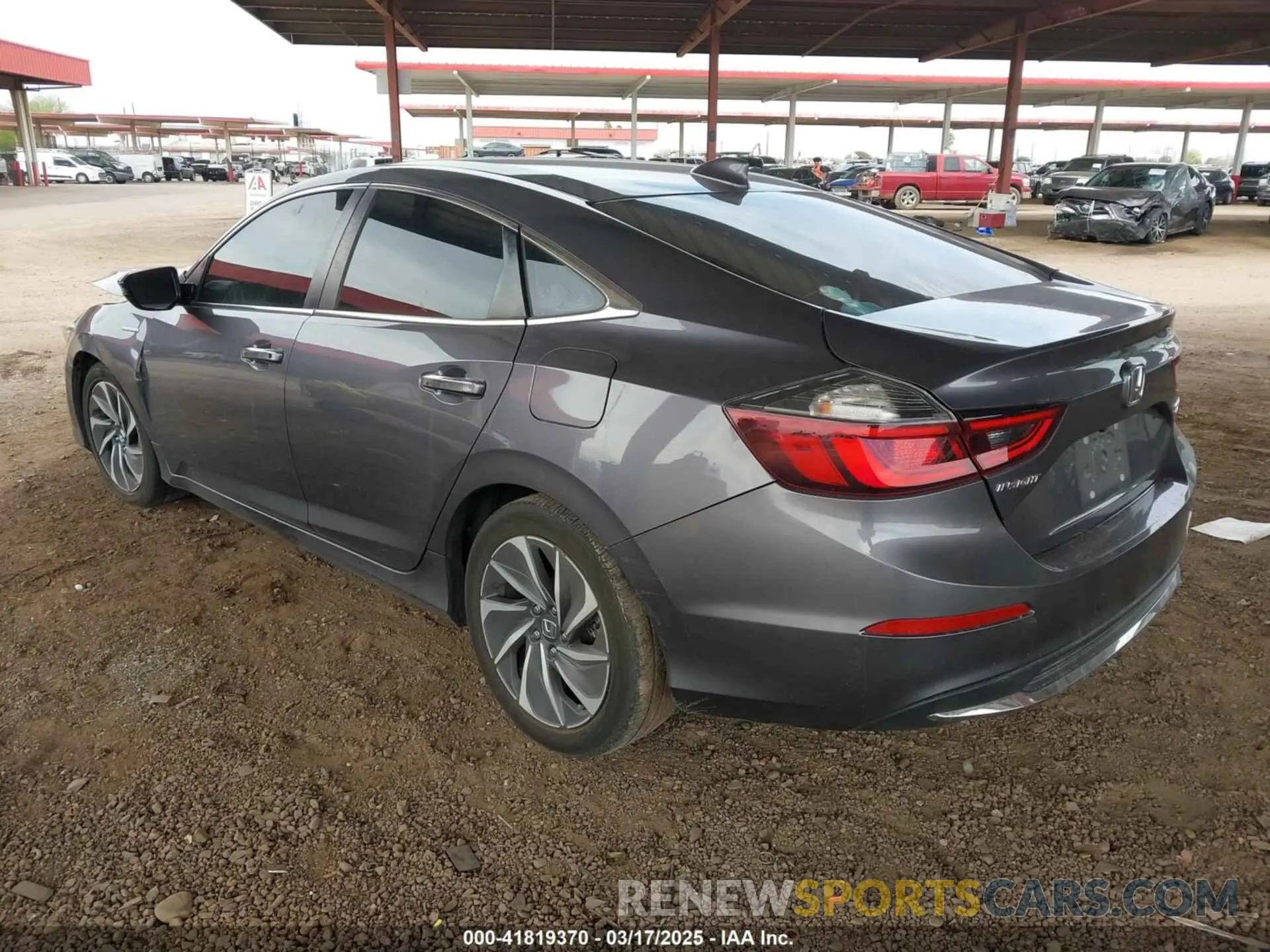 3 fotografías del automóvil dañado 19XZE4F94LE007115 HONDA INSIGHT 2020