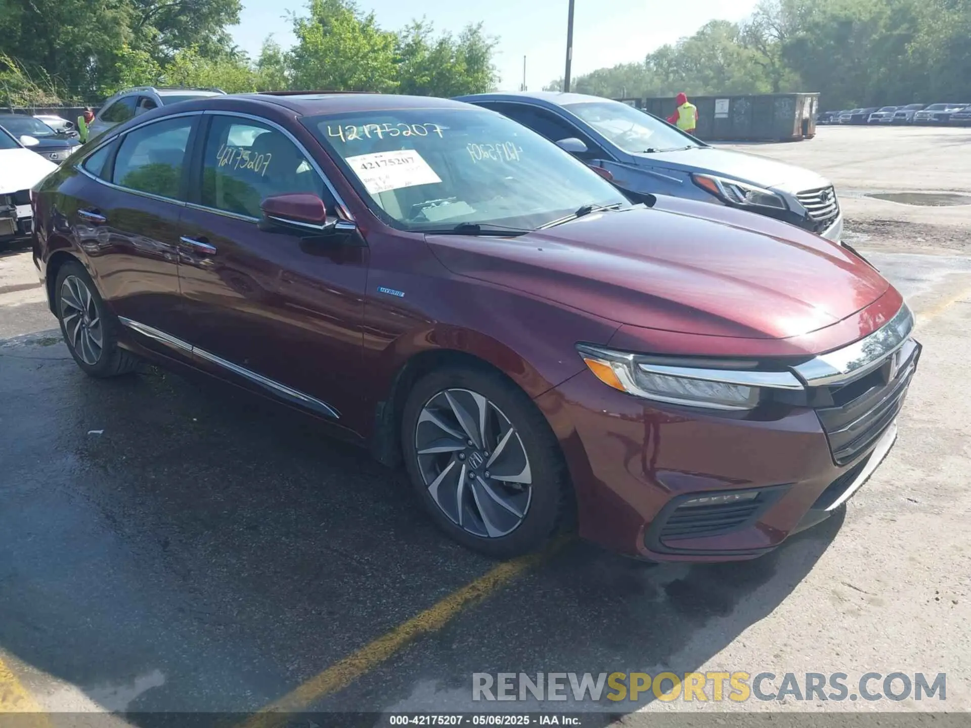 1 fotografías del automóvil dañado 19XZE4F95LE011531 HONDA INSIGHT 2020