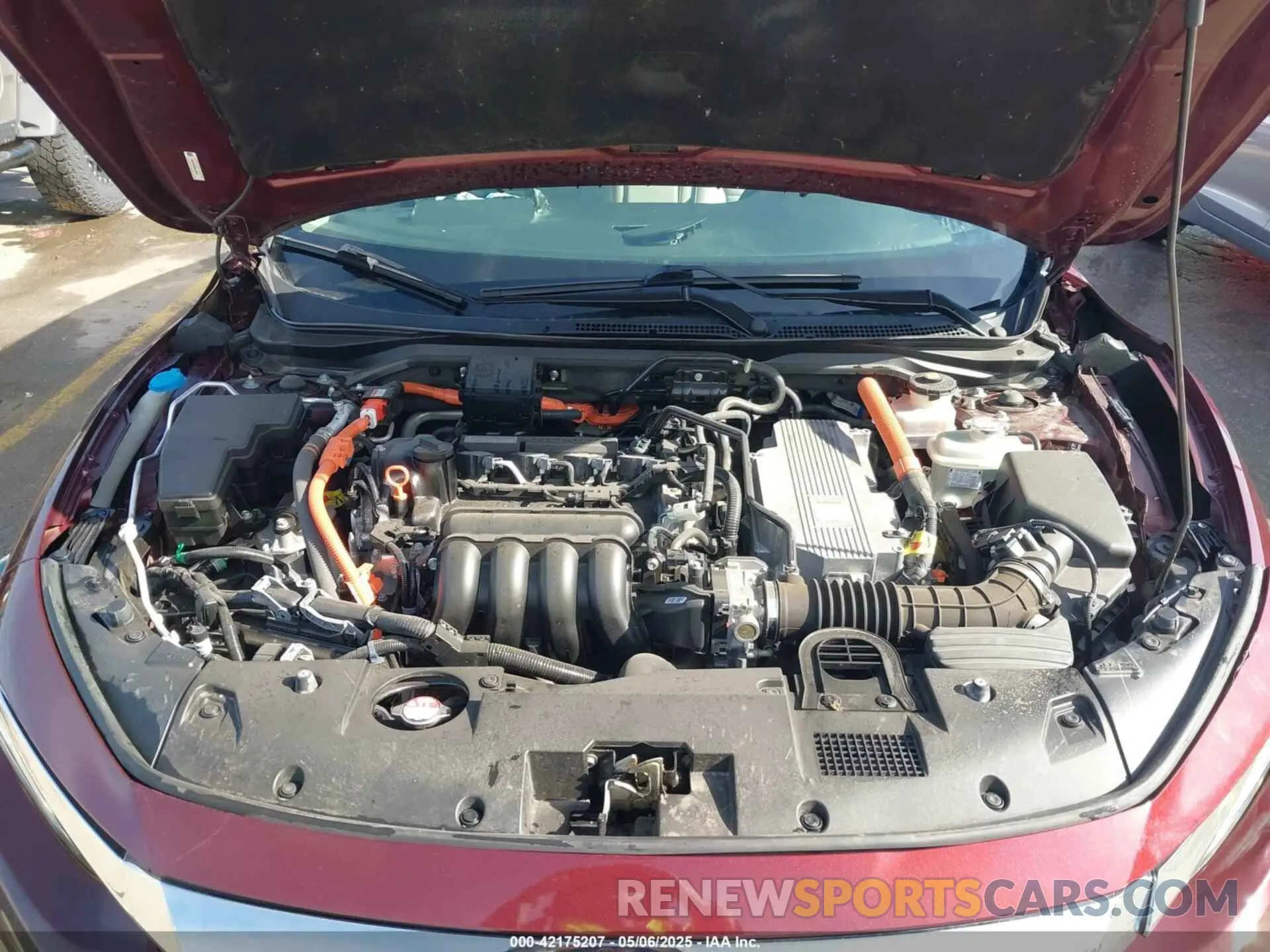 10 fotografías del automóvil dañado 19XZE4F95LE011531 HONDA INSIGHT 2020