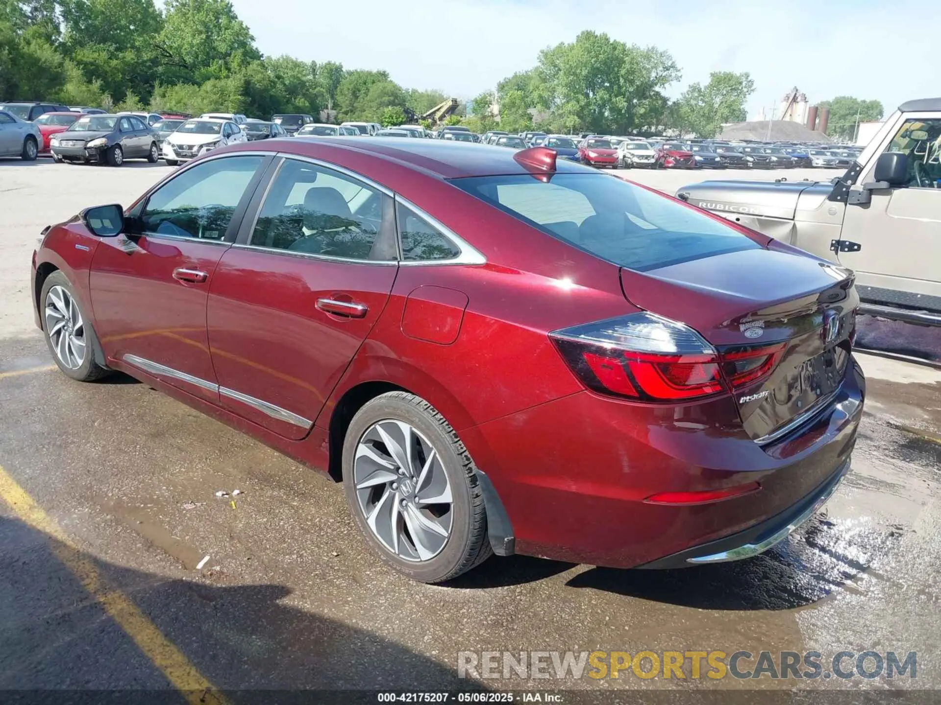 3 fotografías del automóvil dañado 19XZE4F95LE011531 HONDA INSIGHT 2020