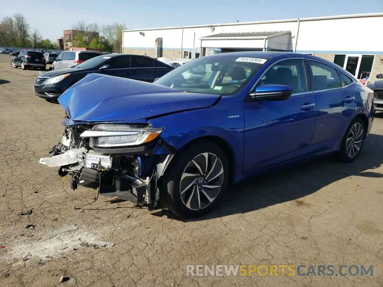 1 fotografías del automóvil dañado 19XZE4F98LE010566 HONDA INSIGHT 2020