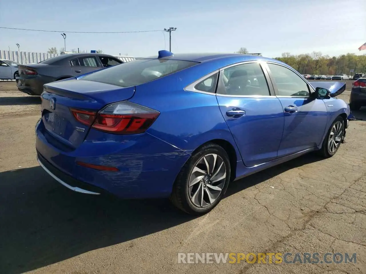 3 fotografías del automóvil dañado 19XZE4F98LE010566 HONDA INSIGHT 2020