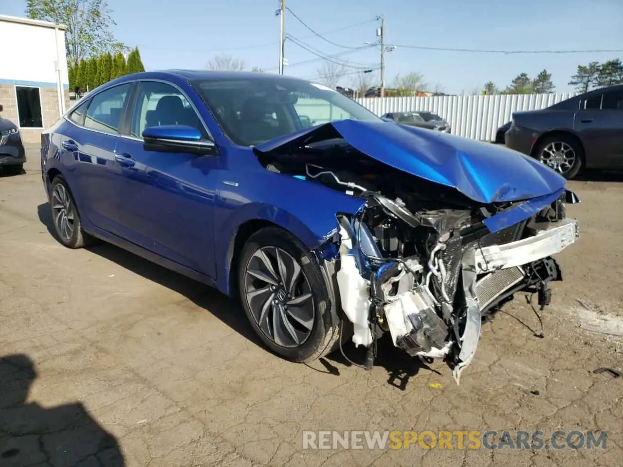 4 fotografías del automóvil dañado 19XZE4F98LE010566 HONDA INSIGHT 2020
