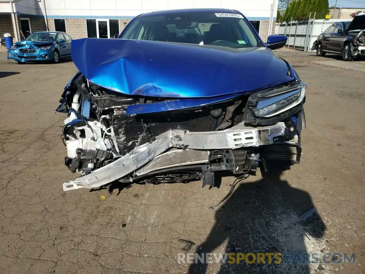 5 fotografías del automóvil dañado 19XZE4F98LE010566 HONDA INSIGHT 2020