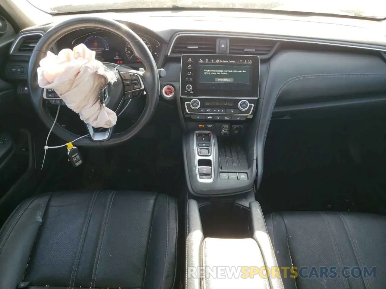 8 fotografías del automóvil dañado 19XZE4F98LE010566 HONDA INSIGHT 2020