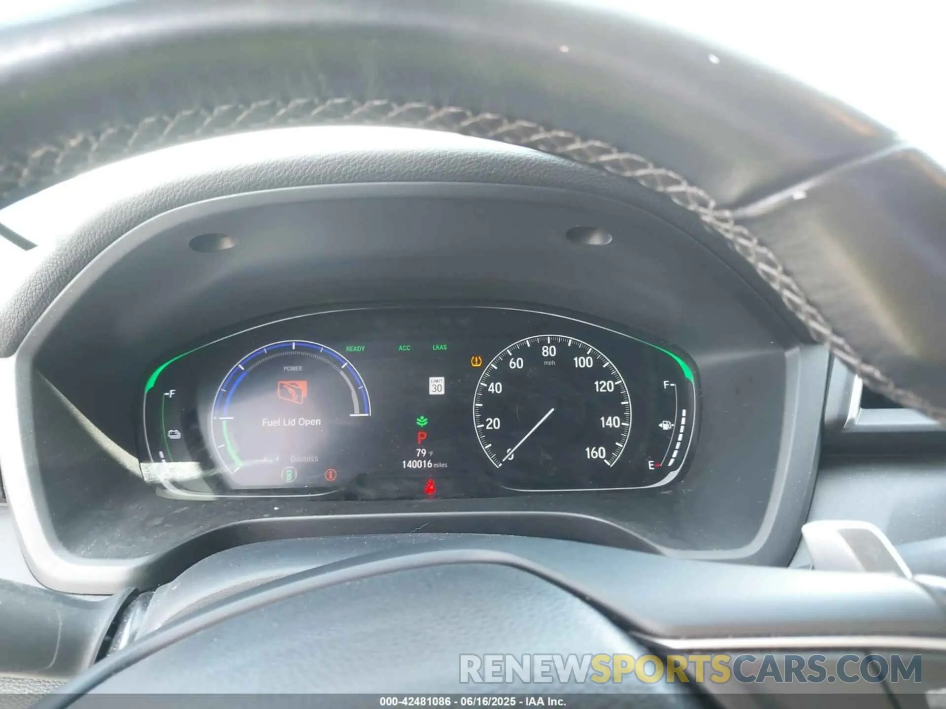 7 fotografías del automóvil dañado 19XZE4F99LE004484 HONDA INSIGHT 2020