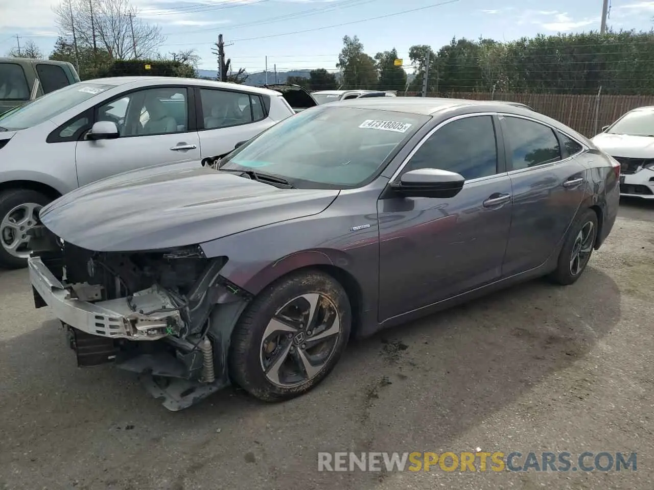 1 fotografías del automóvil dañado 19XZE4F50ME000452 HONDA INSIGHT 2021