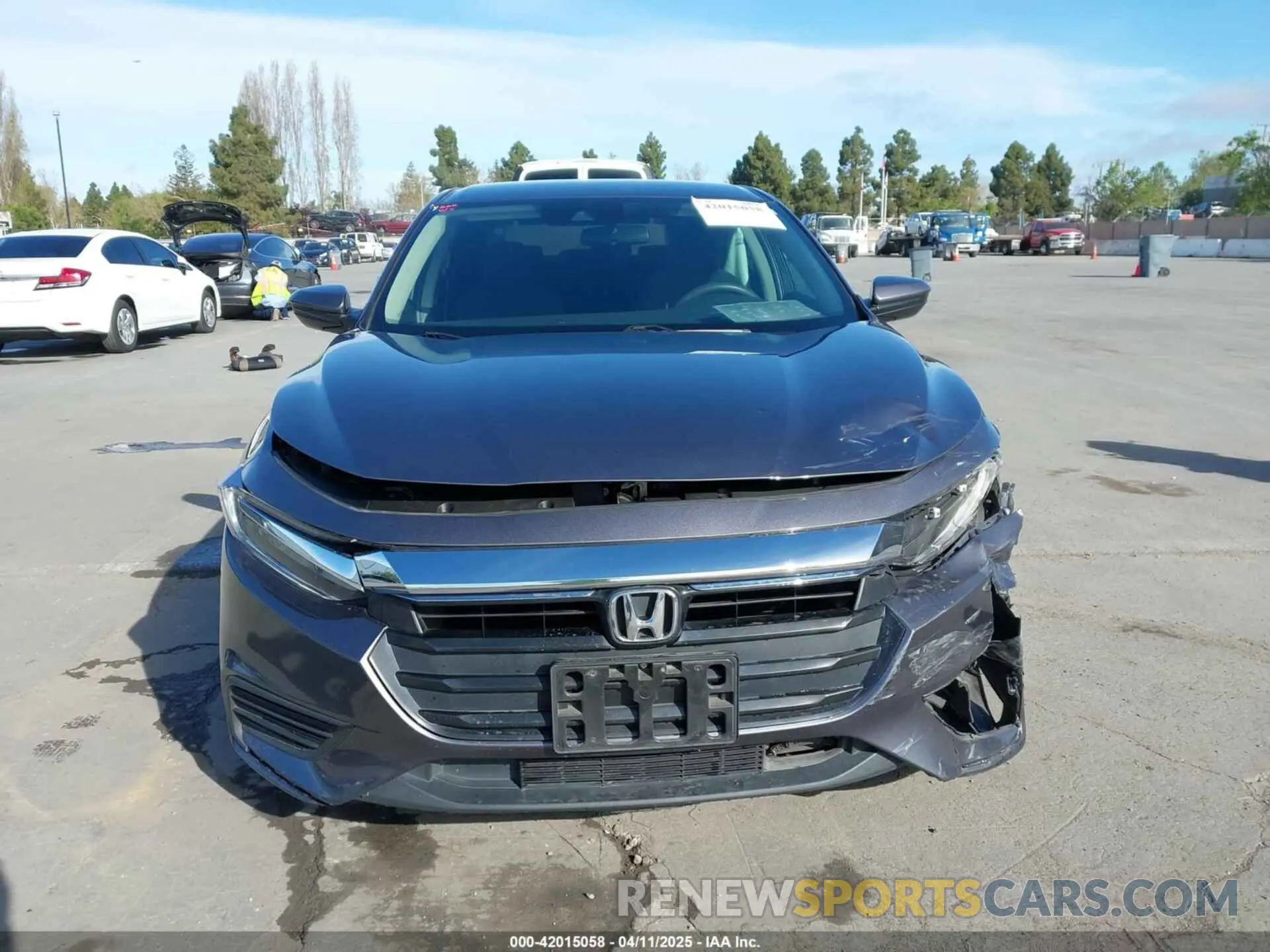 12 fotografías del automóvil dañado 19XZE4F50ME011287 HONDA INSIGHT 2021