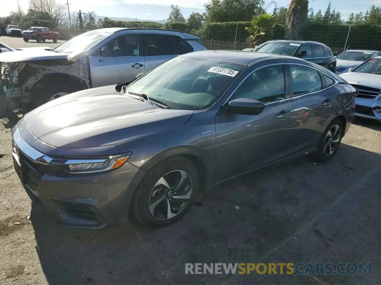 1 fotografías del automóvil dañado 19XZE4F50ME011306 HONDA INSIGHT 2021