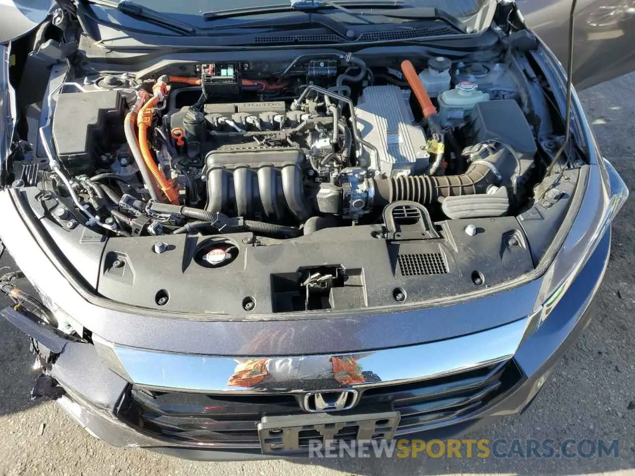 11 fotografías del automóvil dañado 19XZE4F50ME011306 HONDA INSIGHT 2021