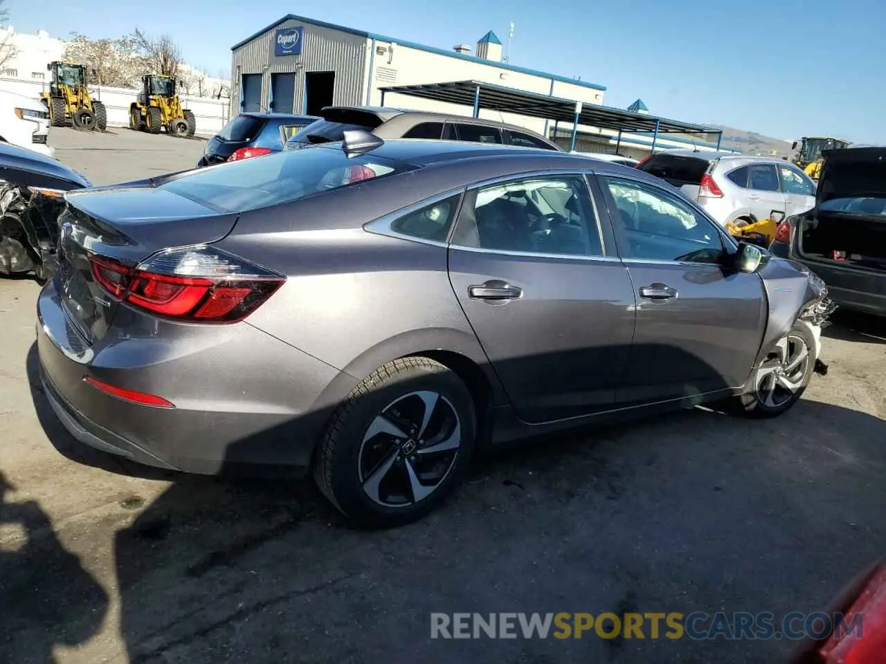 3 fotografías del automóvil dañado 19XZE4F50ME011306 HONDA INSIGHT 2021