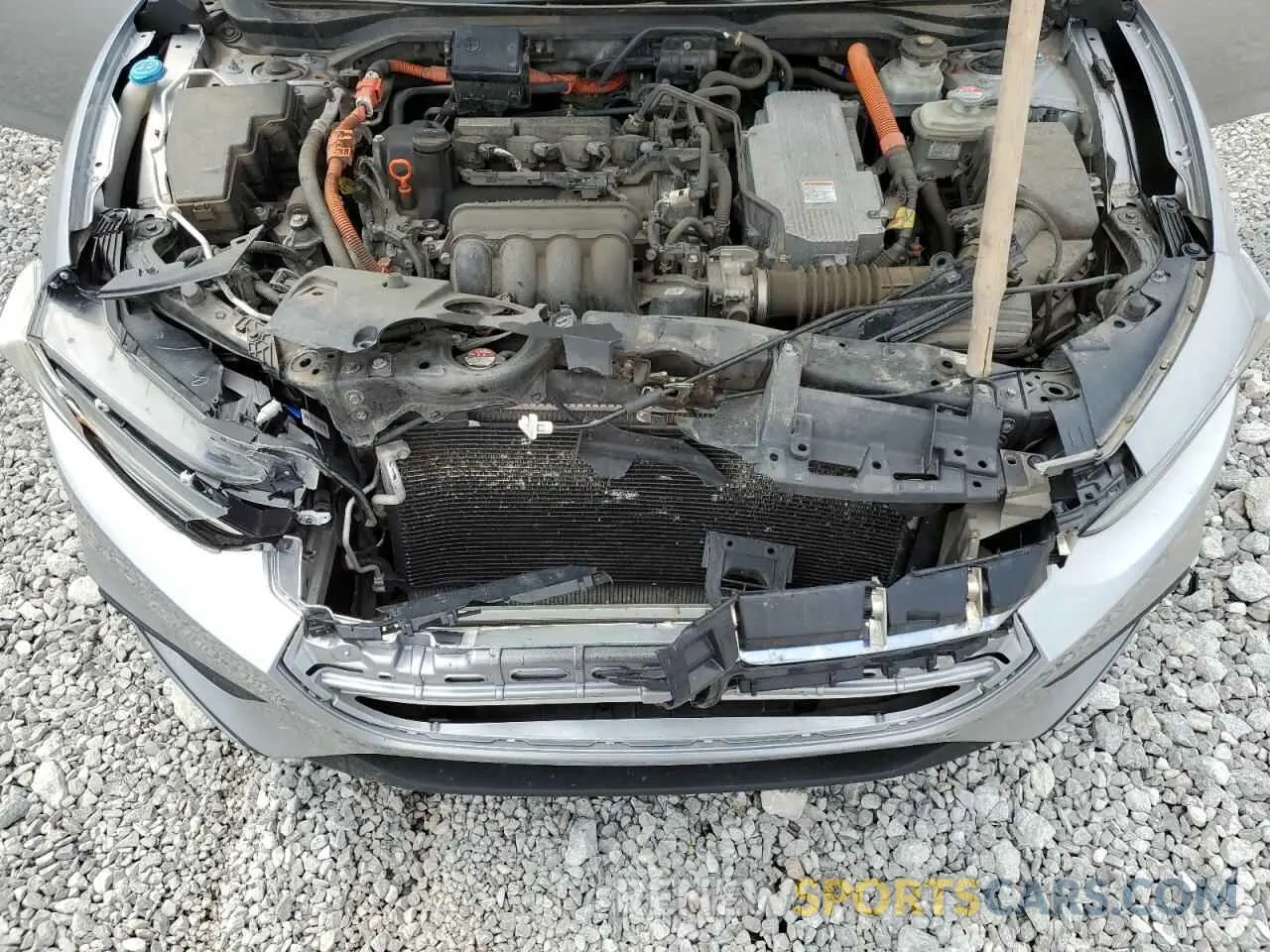 11 fotografías del automóvil dañado 19XZE4F51ME001657 HONDA INSIGHT 2021