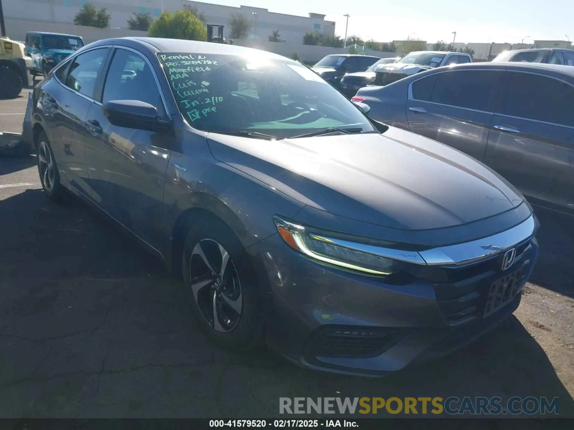 14 fotografías del automóvil dañado 19XZE4F51ME006728 HONDA INSIGHT 2021