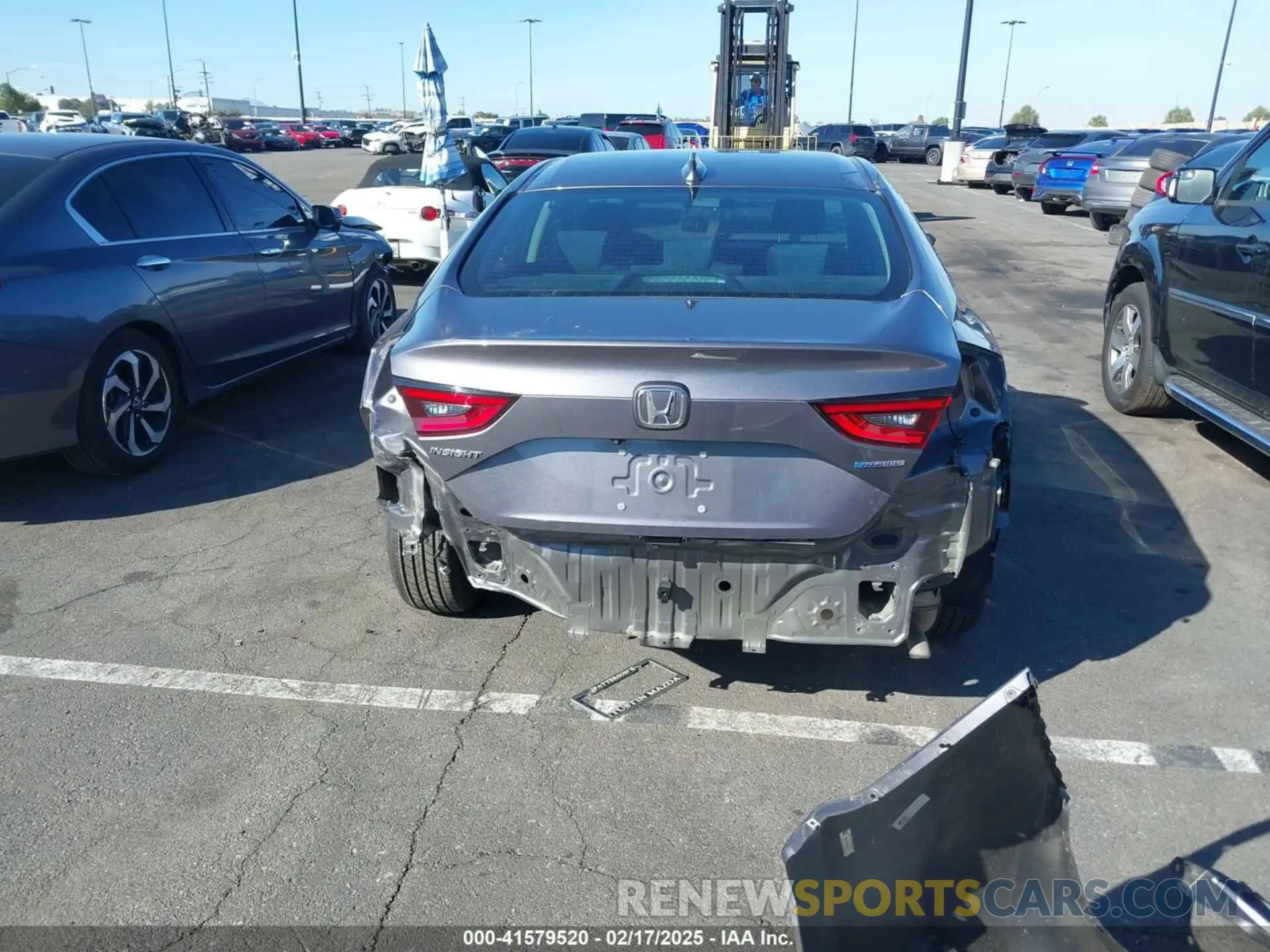 17 fotografías del automóvil dañado 19XZE4F51ME006728 HONDA INSIGHT 2021