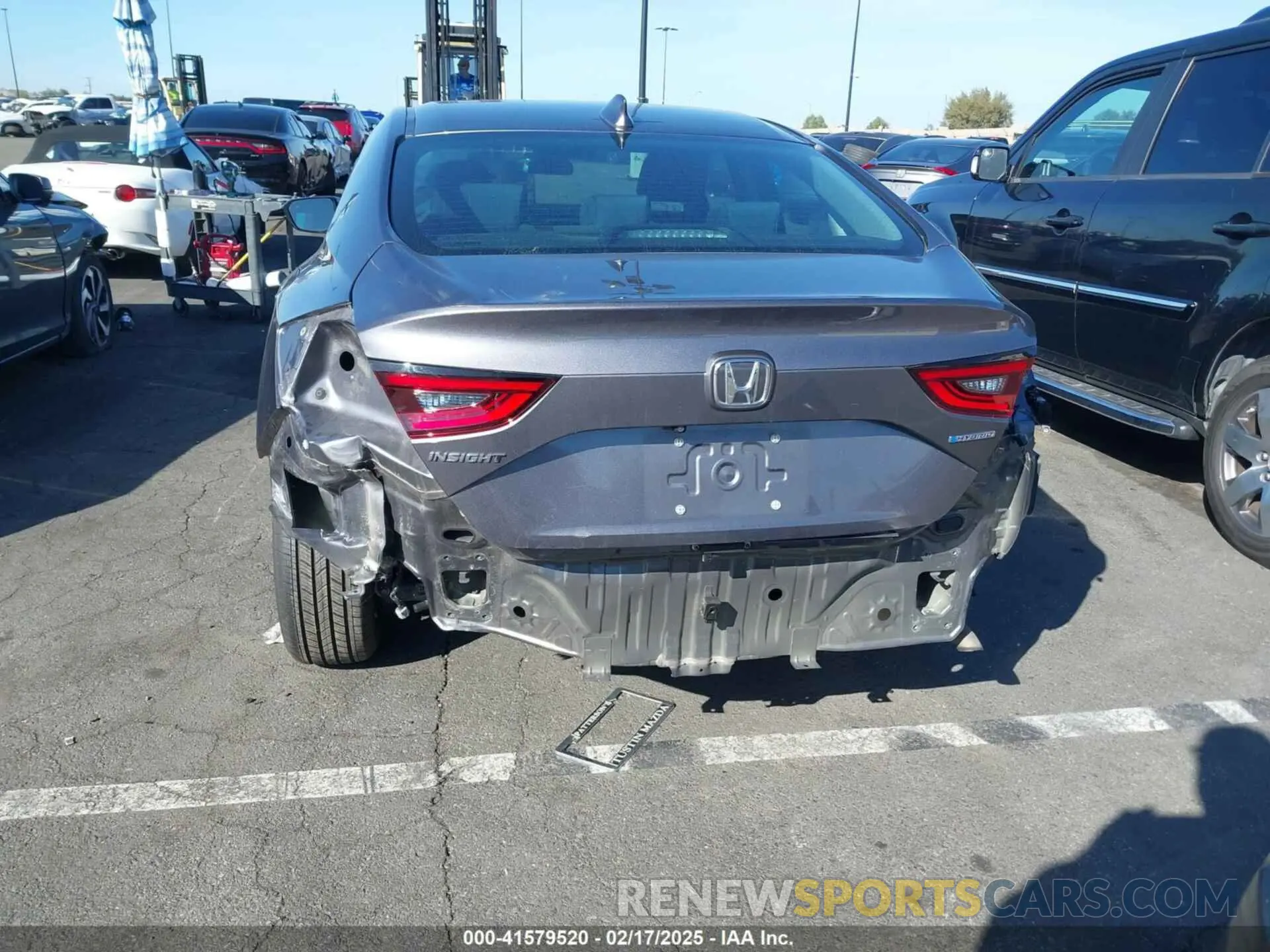 6 fotografías del automóvil dañado 19XZE4F51ME006728 HONDA INSIGHT 2021