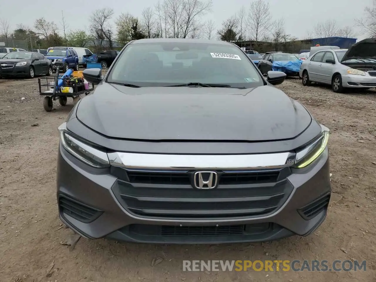 5 fotografías del automóvil dañado 19XZE4F52ME010593 HONDA INSIGHT 2021